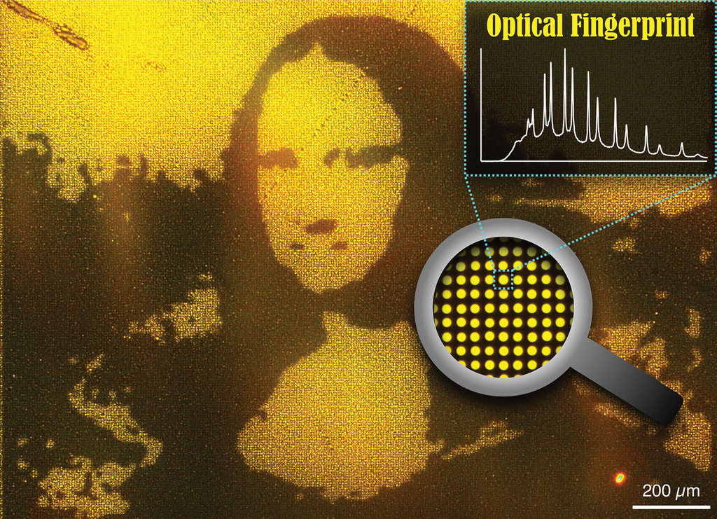 Optical microresonator arrays of fluorescence-switchable diarylethenes with unreplicable spectral fingerprintspage-visual Optical microresonator arrays of fluorescence-switchable diarylethenes with unreplicable spectral fingerprintsビジュアル